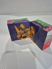 ANDY WARHOL Photo Picture Cube Magic Puzzle D4
