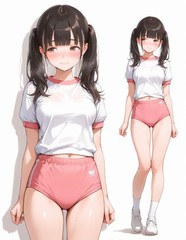 No nudity/ AI Girl /aiart/ Gym Uniform BURUMA girls (500images digital download)