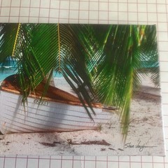 Photo On Stretched Canvas Honeymoon Island, St Thomas US Virgin Islands 5.5”x16”