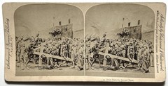 The Life Of Jesus Scene Biblical With Hand Puppets Photo Stereo c1900 Vintage §n4