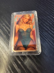 Colorized 1 OZ 999 Pure Copper Bar Beautiful Woman Sexy Naughty Baddie