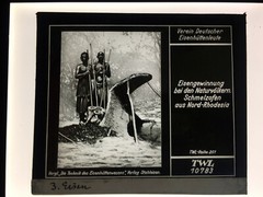 Original old glass slide/plate ironworks extraction approx. 1926 8.5x10cm SW-