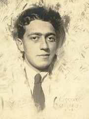 young man w amazing eyes, strange face, gay int., , Vintage fine art Photograph,