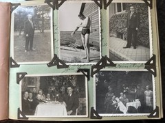 Old photo album civilian with defects, from 1919 281025/92