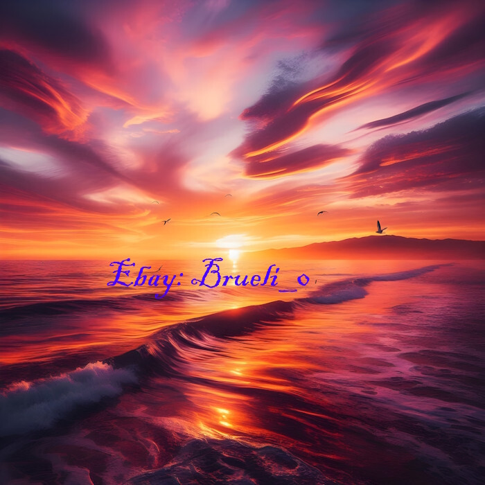 Digital Image Picture Photo Wallpaper Background Desktop Art AI Pic Sunset Beach
