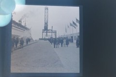 Great Old Negative – Port Arriving Passenger Ship – 1950s??