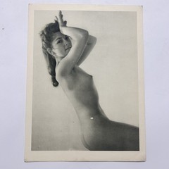 Vintage 20th Century Women’s Art Nude Photography Print White Black 20×30