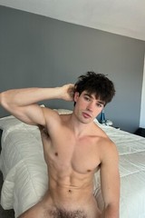 [K077] Handsome Man Cute Male Model Showing Off Body Physique Art Photography