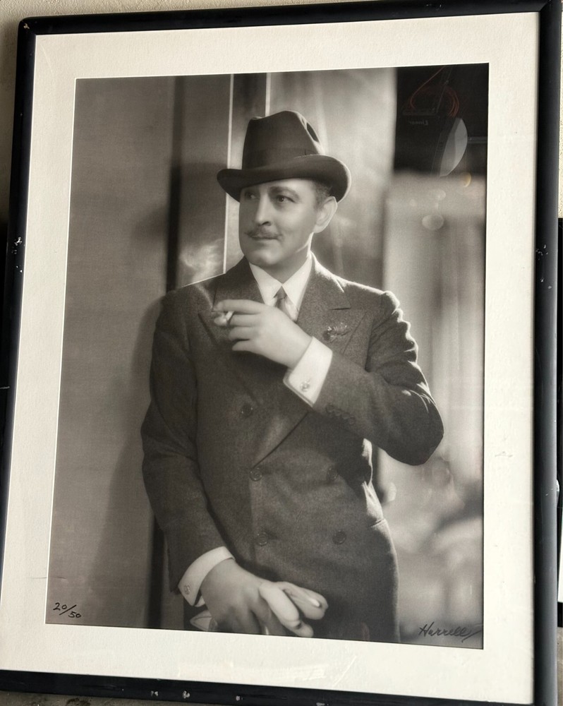 George Hurrell Signed Limited Edition John Barrymore 58″ x 46″ Includes frame.