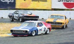 1971 AMC Javelin Trans-AM at Sonoma Vintage Classic Race Car Photo CA-1269