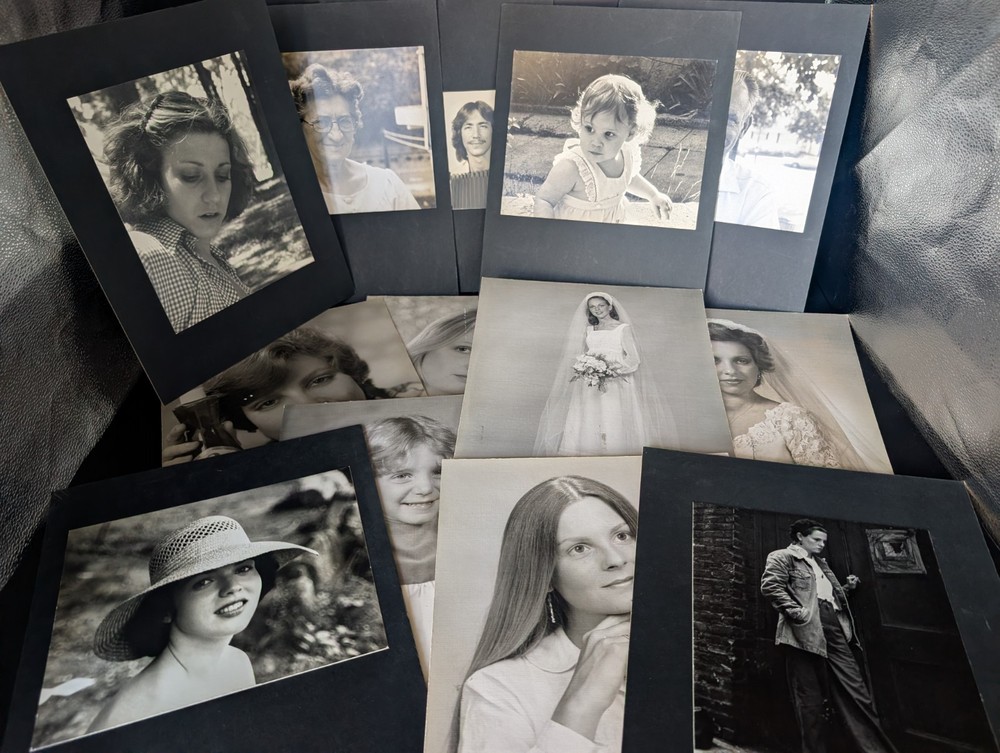 Vintage 1977 Portrait Photography Lot 13 Silver Prints Germain NYC