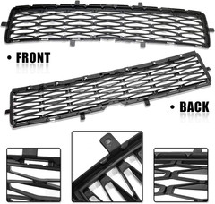 Front Bumper Upper & Lower Grille Assembly Fit for 2015-2019 Toyota 4Runner TRD/