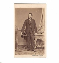 Matzner & Raentz CDV photo fine gentleman/named-Vienna 1866
