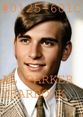 VINTAGE MALE PORTRAIT #0125-601 – YEARBOOK SERIES – AL PARKER 1970 -freeShipUSA