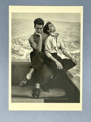 Bruce Weber Art Print Card – Bruce & Talisa On My Chris Craft, 1982 – 4.25”x6”