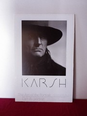 Yousuf Karsh – Grey Owl 1936 – The Art of the Portrait 1989 Exhibition Poster CA