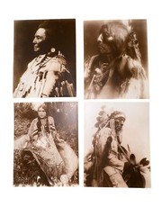 Vintage 11×14 Edward Curtis Reprint The Old Cheyenne Slow Bull Chippewa Ojibwa