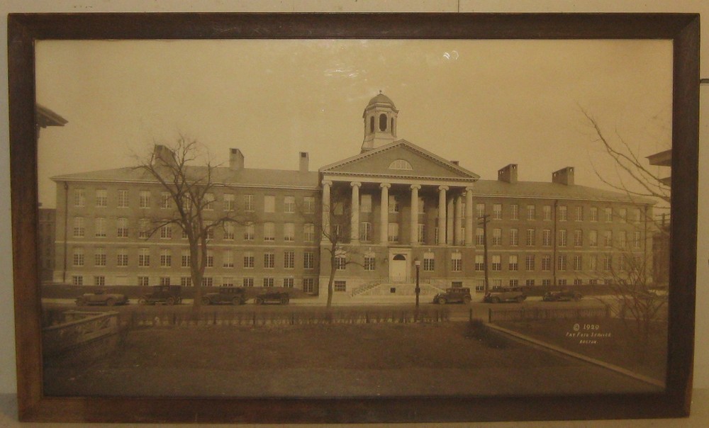 Vintage 1929 HARVARD UNIVERSITY ‘Edward Mallinckrodt Chemical Lab’ w CARS PHOTO
