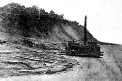 New Civil War Photo: Vintage View of Steamboat at Natchez, Mississippi – 6 Sizes