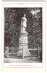 Photography / Light Print Edm. Gaillard, Berlin, view of Berlin, monument Friedric