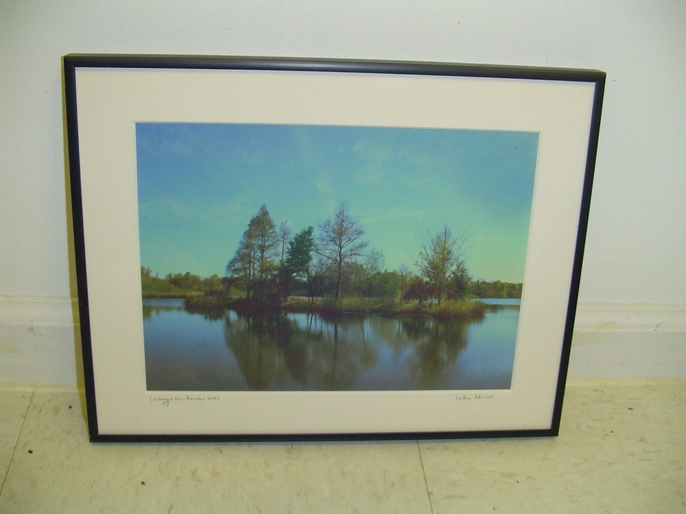 ART Photography «Lake Alice» lake scene, trees by L. Santucci Frames 11x14in