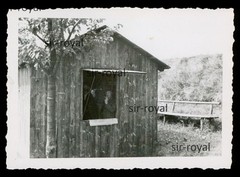 Dorlar near Lahnau around 1949-shooting range in Kirchenallee-photo 10x7cm