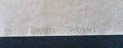 SIGNED, DATED by MADOKA TAKAGI – Vintage Platinum Photograph – Silver Lake LA