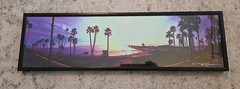 Eric G. Weaver Signed Digital Photographic Print of Pier Beach Waves Palm Trees