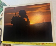 Lot 12 Vtg 1976 US Gov Military USMC Vietnam War WW1 WW2 Lithograph Poster Print