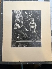 RARE Original Morley Baer Signed Photograph 1940’s Children in Carmel By The Sea