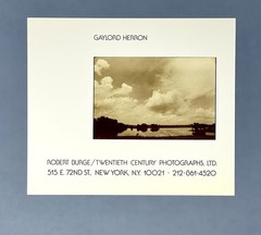 Gaylord Oscar Herron (1942-2022) Art Photo Announcement Card