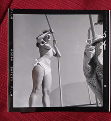 Two (2) Jackie Miller photos: one 6×6″ – one 4×6″ Restrikes —