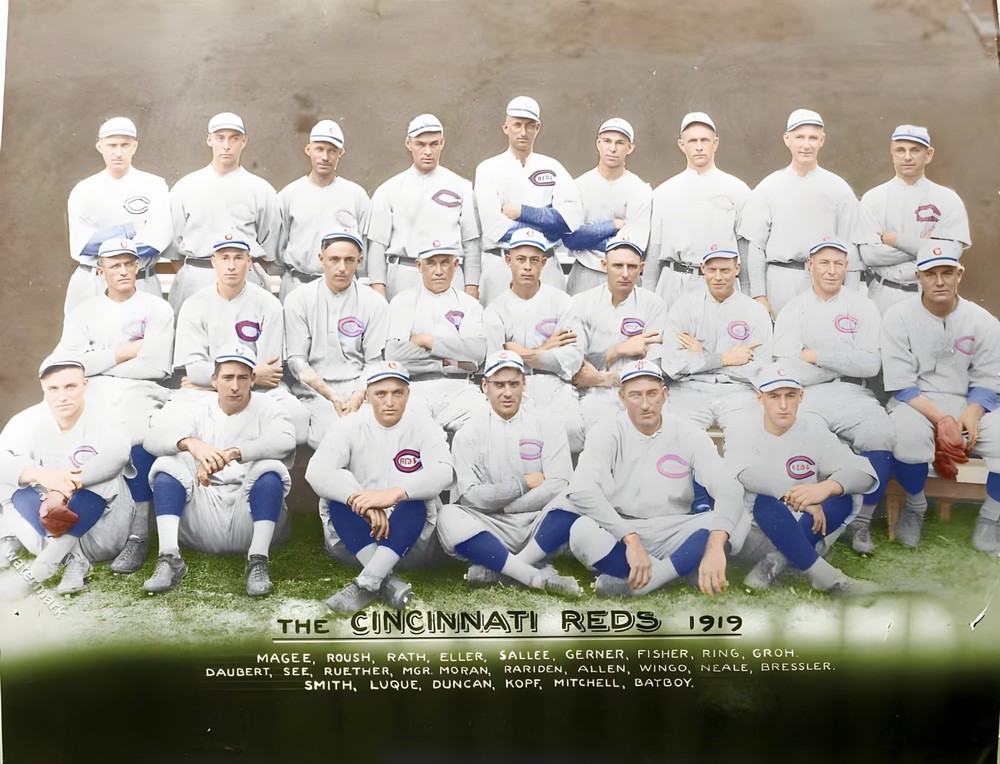 1919-reds-team-new 8×10 Colorized Print-FREE SHIPPING