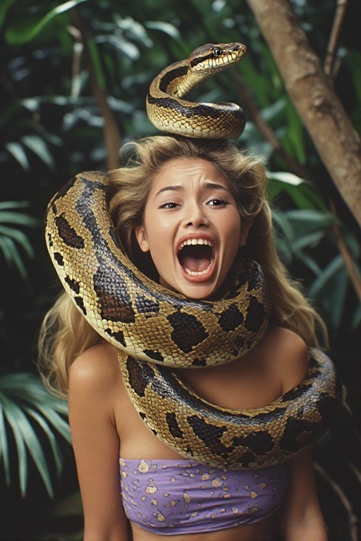 2 ~ 4X6 Glossy Fine Art ‘ SNAKE PIT ‘ Photo FANTASY Set ! 211358026