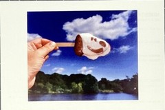 Meredith Allen (1964-2011) Art Show Announcement Card 2001 – Melting Ice Pops