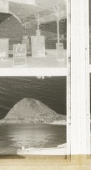 Photo Negative Bundle View Lugano Switzerland Advertising Sign Lake Building House Lot