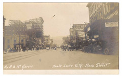 RPPC, R McGarvie / Salt Lake City Main Street