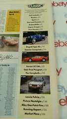 Classic And Sportscar Magazine APRIL. 1996 TOP 100 CARS
