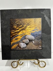 SLATE PICS Stones & River, Poudre River, Colorado By David L.Clack Photography