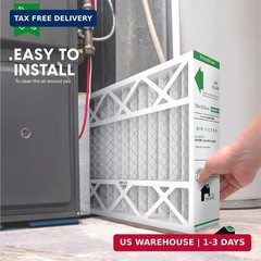 EconoHome 16x25x4 AC Furnace Pleated Air Filter MERV 11 Replacement – Allergen D