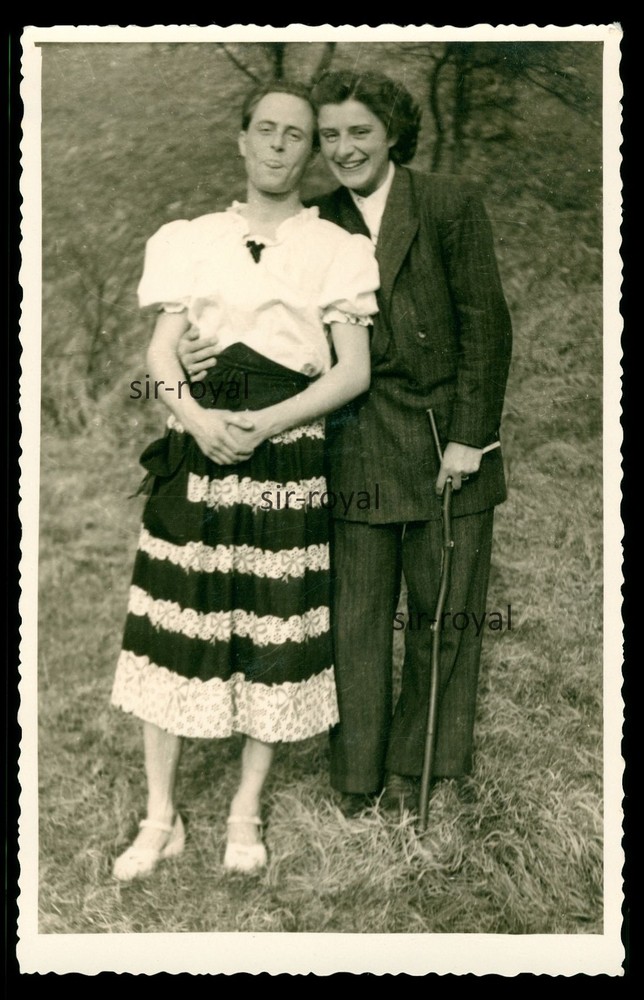 Travesty – crossdresser – man in women’s clothes – Jena – gay – photo postcard 9x14cm