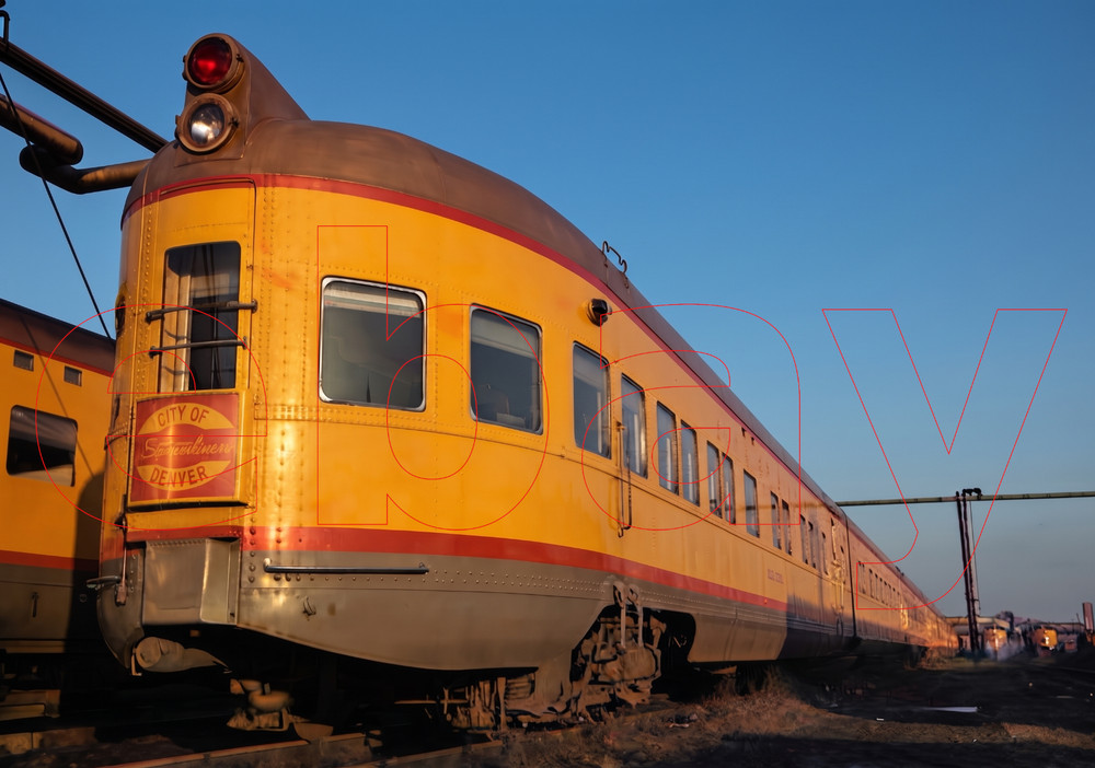 Photo Art Print of UP-C&NW Ogallala Observation Car on the City of Denver 1940s