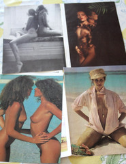 6x photo sheet 1988 1987 Madonna musician woman art nude GDR the magazine BG