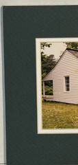 Old Country Farmhouse Porch Rural Photograph Print Matted Small Rustic Wall Art