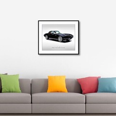 Classic Cars – 1963 Chevrolet Corvette in Tuxedo Black – Muscle Car