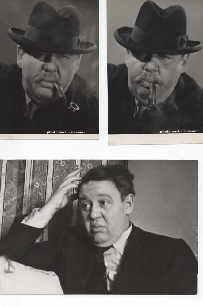 Charles LAUGHTON Lot Of 3 Original Photographs 18*12 ARAL And 13*8 MASOUR