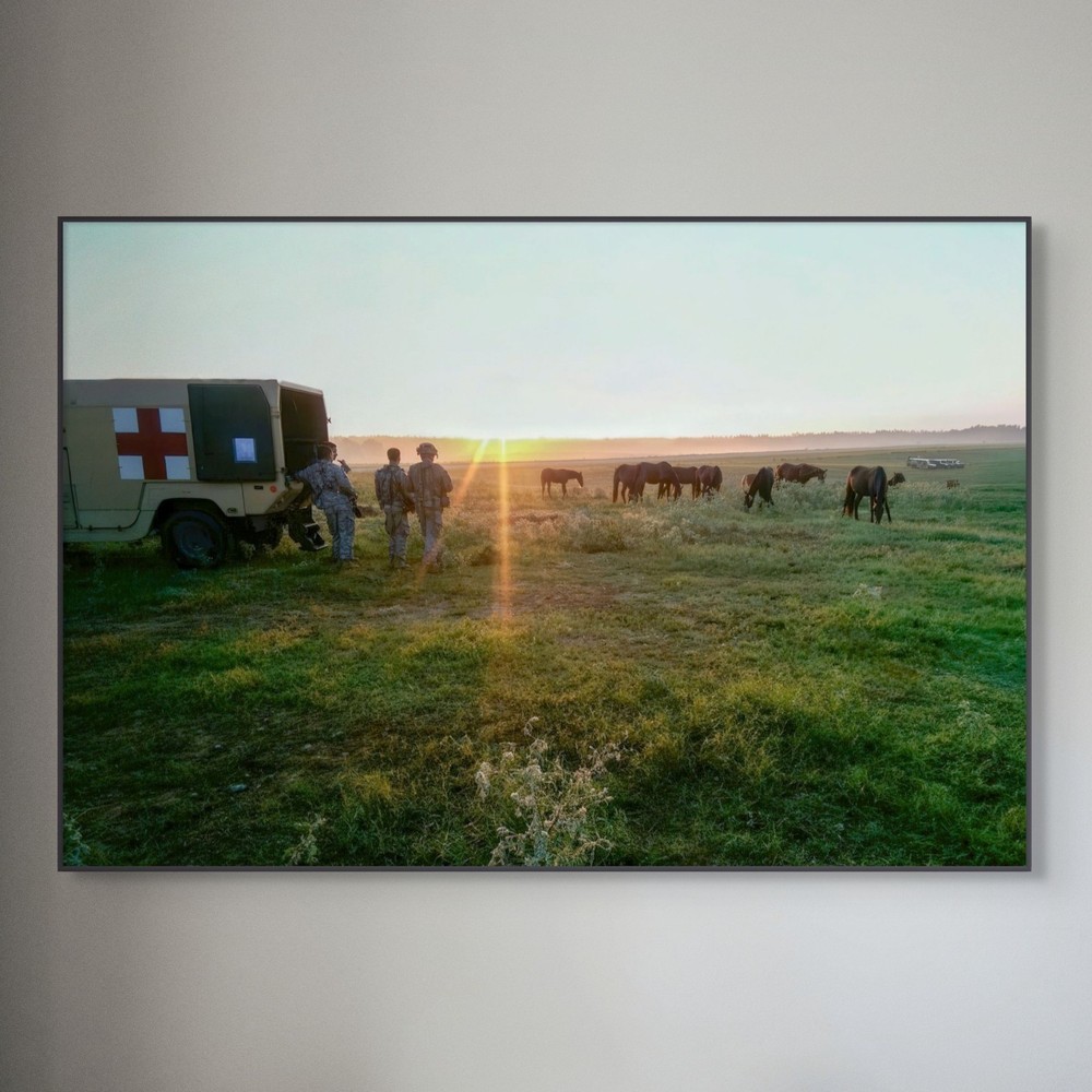 13×19 Fine Art Photography Print – Army Sunrise – Archival Photo Paper