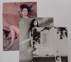 Santa Fe with 3 Postcards Rie Miyazawa Kishin Shinoyama Photobook from Japan