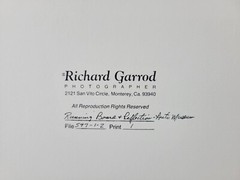 Richard Garrod, silver gelatin, black and white photograph, Running Board