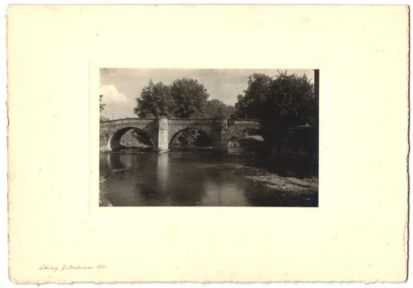 Photograph Coburg, Jewish Bridge around 1911